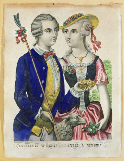 Estelle y Nemorin de French School